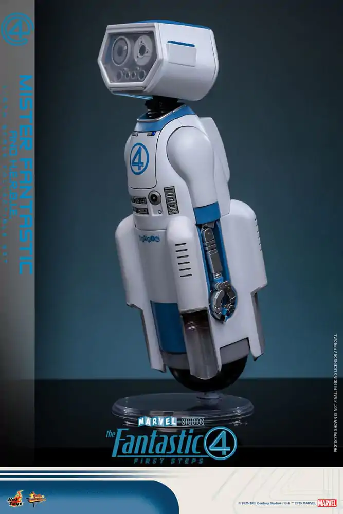 The Fantastic Four: First Steps Movie Masterpiece Figurina de Actiune Pachet 2 bucati 1/6 Mister Fantastic & H.E.R.B.I.E. 30 cm poza produsului