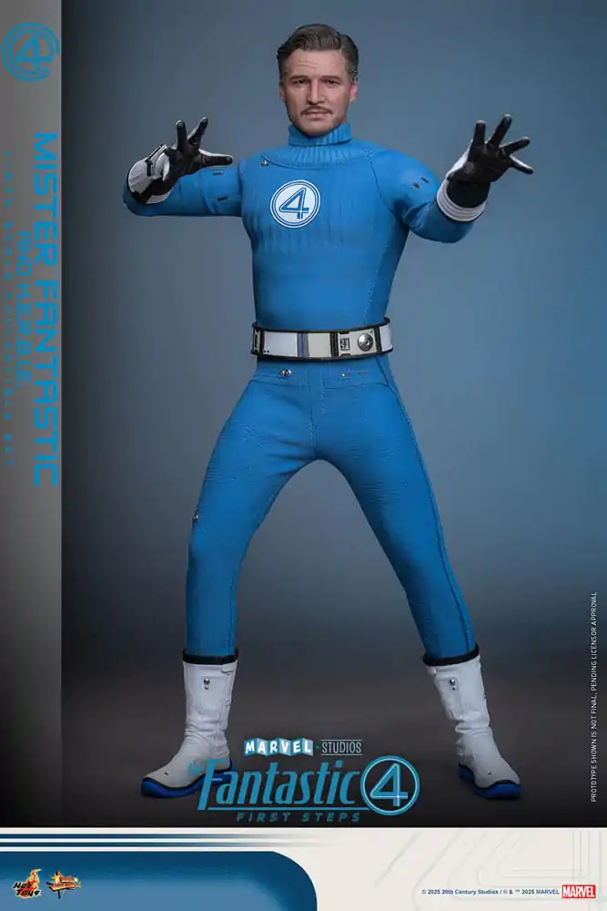 The Fantastic Four: First Steps Movie Masterpiece Figurina de Actiune Pachet 2 bucati 1/6 Mister Fantastic & H.E.R.B.I.E. 30 cm poza produsului