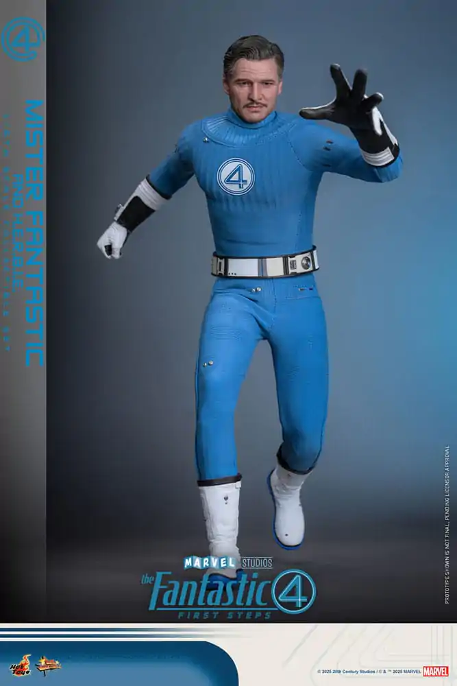 The Fantastic Four: First Steps Movie Masterpiece Figurina de Actiune Pachet 2 bucati 1/6 Mister Fantastic & H.E.R.B.I.E. 30 cm poza produsului