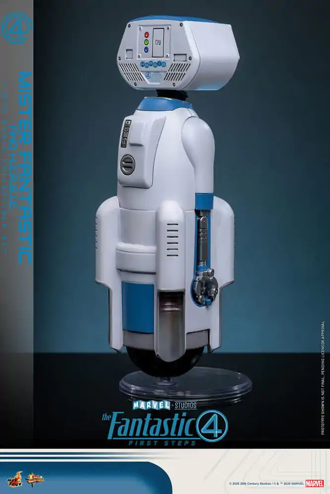 The Fantastic Four: First Steps Movie Masterpiece Figurina de Actiune Pachet 2 bucati 1/6 Mister Fantastic & H.E.R.B.I.E. 30 cm poza produsului