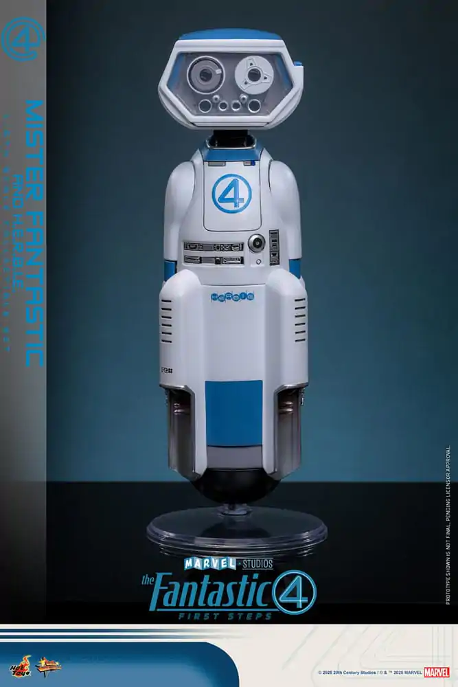 The Fantastic Four: First Steps Movie Masterpiece Figurina de Actiune Pachet 2 bucati 1/6 Mister Fantastic & H.E.R.B.I.E. 30 cm poza produsului