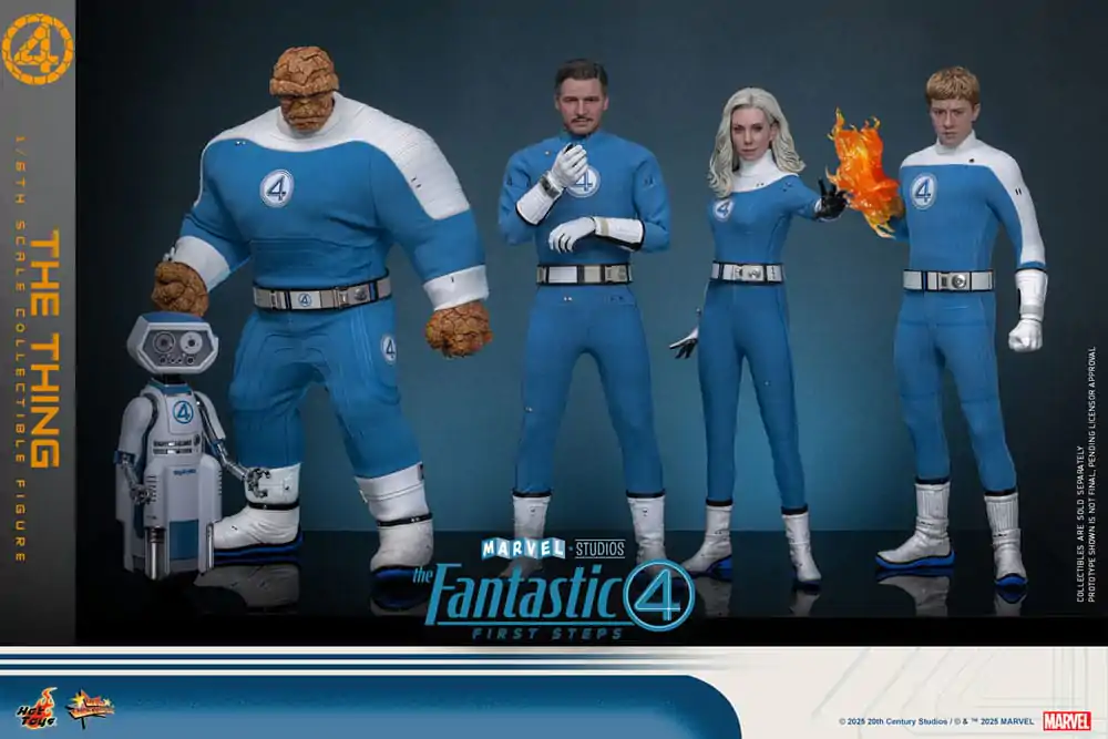 The Fantastic Four: First Steps Movie Masterpiece Figurina de actiune 1/6 The Thing 31 cm poza produsului