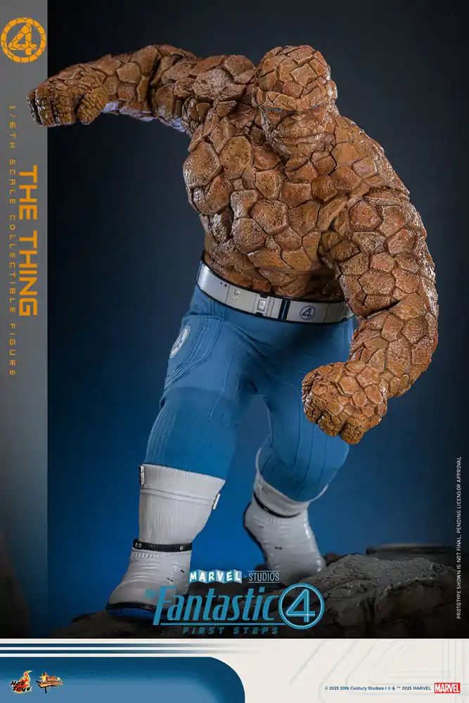 The Fantastic Four: First Steps Movie Masterpiece Figurina de actiune 1/6 The Thing 31 cm poza produsului