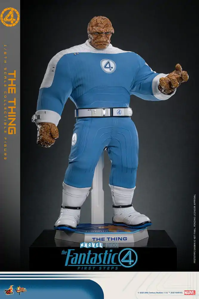 The Fantastic Four: First Steps Movie Masterpiece Figurina de actiune 1/6 The Thing 31 cm poza produsului