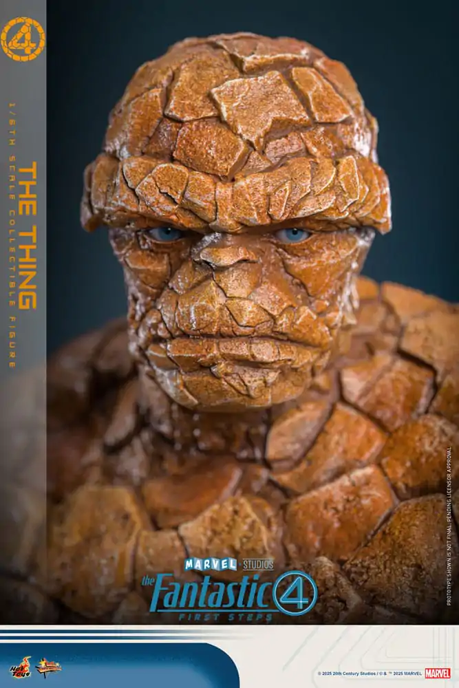 The Fantastic Four: First Steps Movie Masterpiece Figurina de actiune 1/6 The Thing 31 cm poza produsului