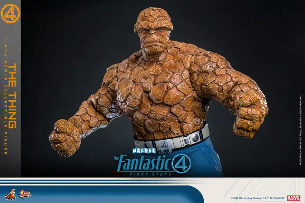 The Fantastic Four: First Steps Movie Masterpiece Figurina de actiune 1/6 The Thing 31 cm poza produsului