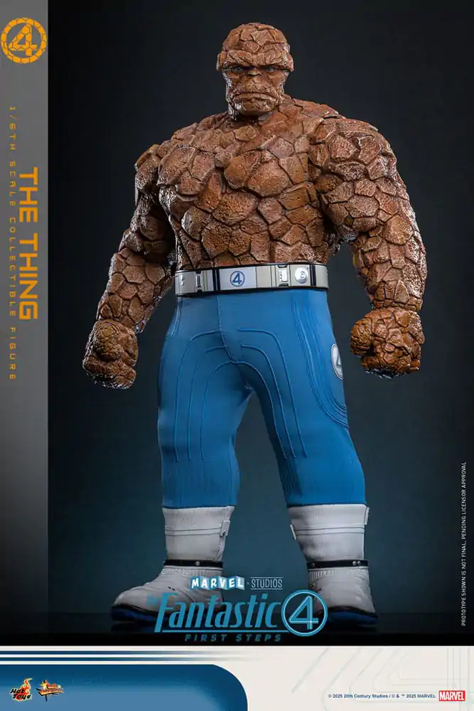 The Fantastic Four: First Steps Movie Masterpiece Figurina de actiune 1/6 The Thing 31 cm poza produsului