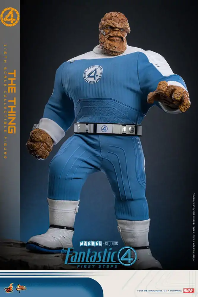 The Fantastic Four: First Steps Movie Masterpiece Figurina de actiune 1/6 The Thing 31 cm poza produsului