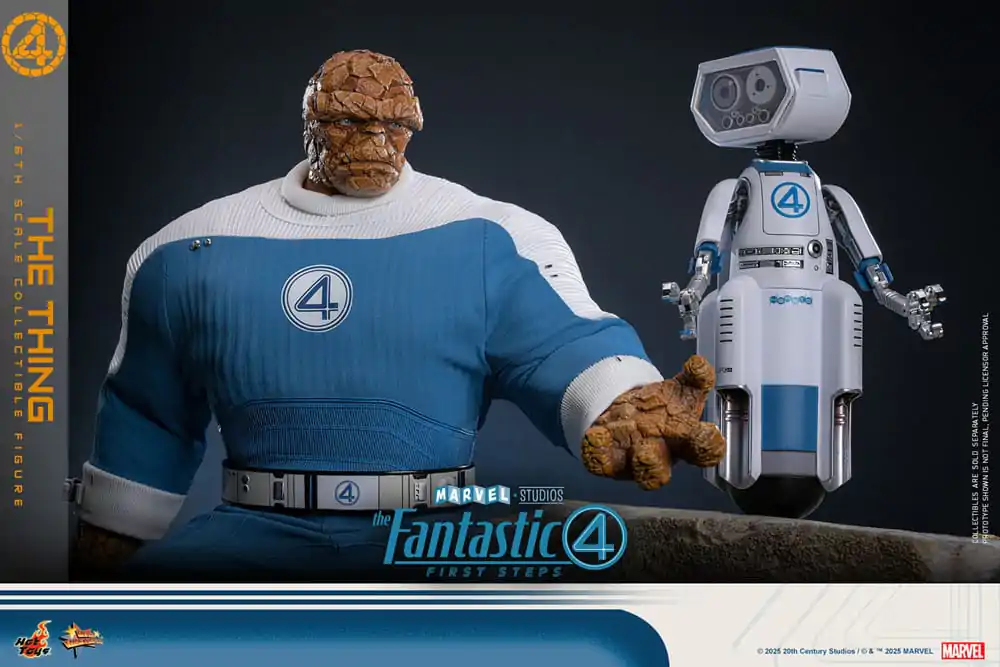 The Fantastic Four: First Steps Movie Masterpiece Figurina de actiune 1/6 The Thing 31 cm poza produsului