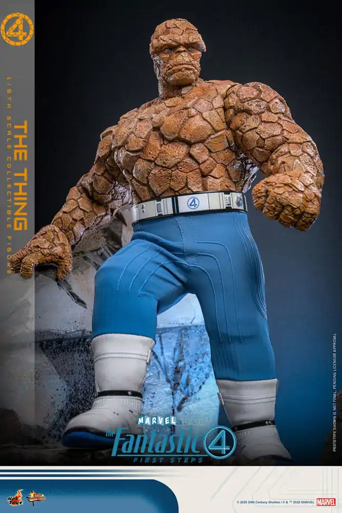 The Fantastic Four: First Steps Movie Masterpiece Figurina de actiune 1/6 The Thing 31 cm poza produsului