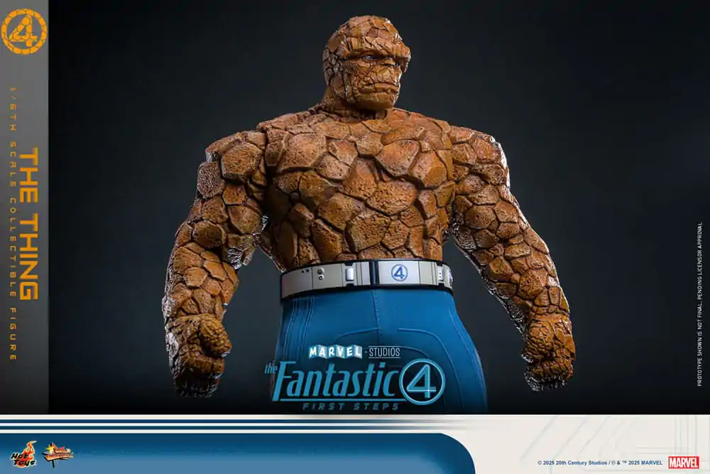 The Fantastic Four: First Steps Movie Masterpiece Figurina de actiune 1/6 The Thing 31 cm poza produsului