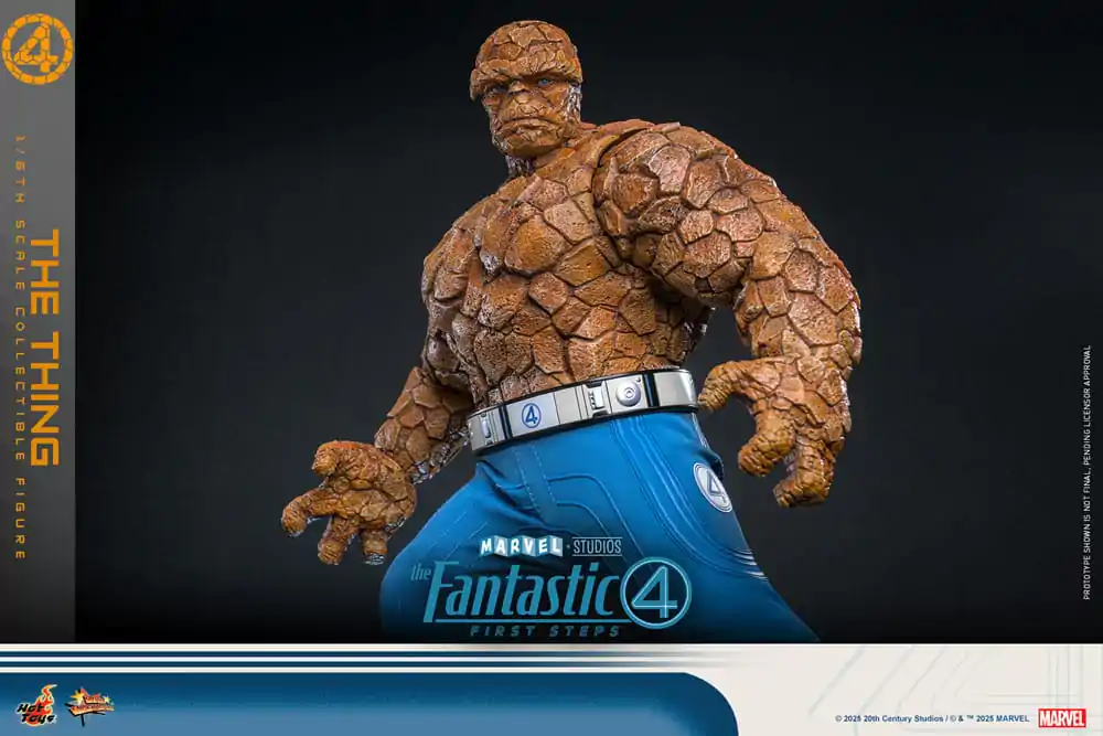 The Fantastic Four: First Steps Movie Masterpiece Figurina de actiune 1/6 The Thing 31 cm poza produsului