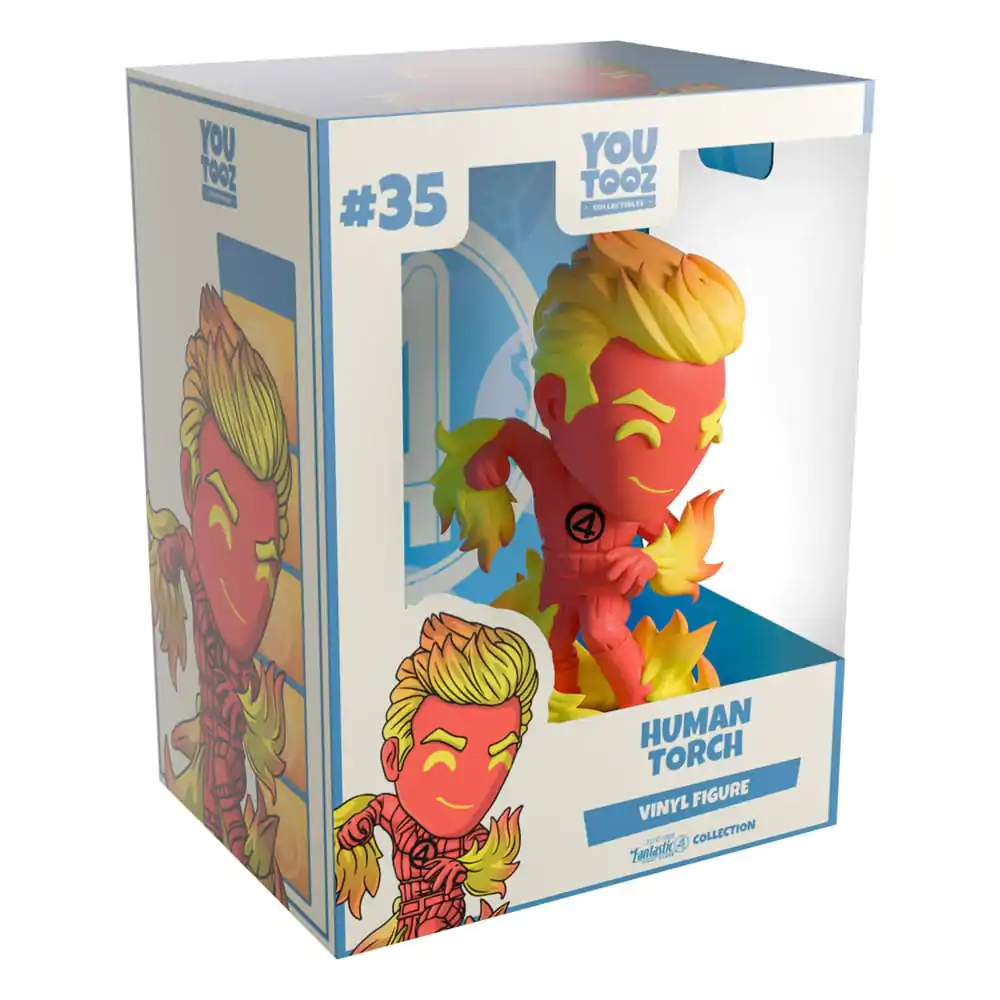 The Fantastic Four Figurina de vinil Human Torch 14 cm poza produsului