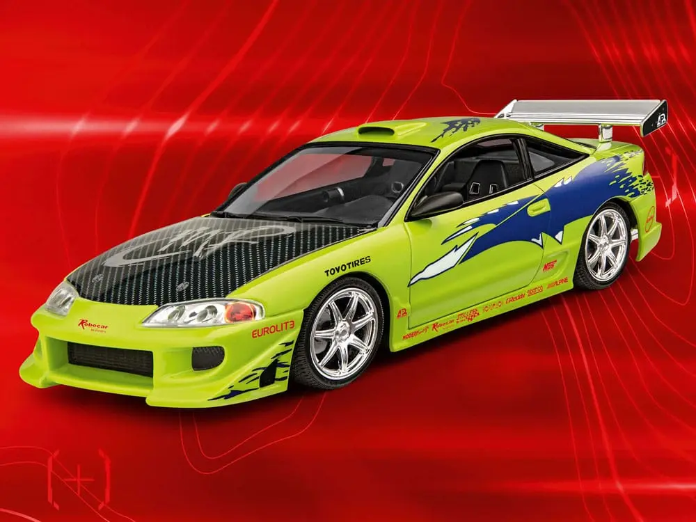 The Fast & Furious Model Kit cu accesorii de baza Brian's 1995 Mitsubishi Eclipse poza produsului