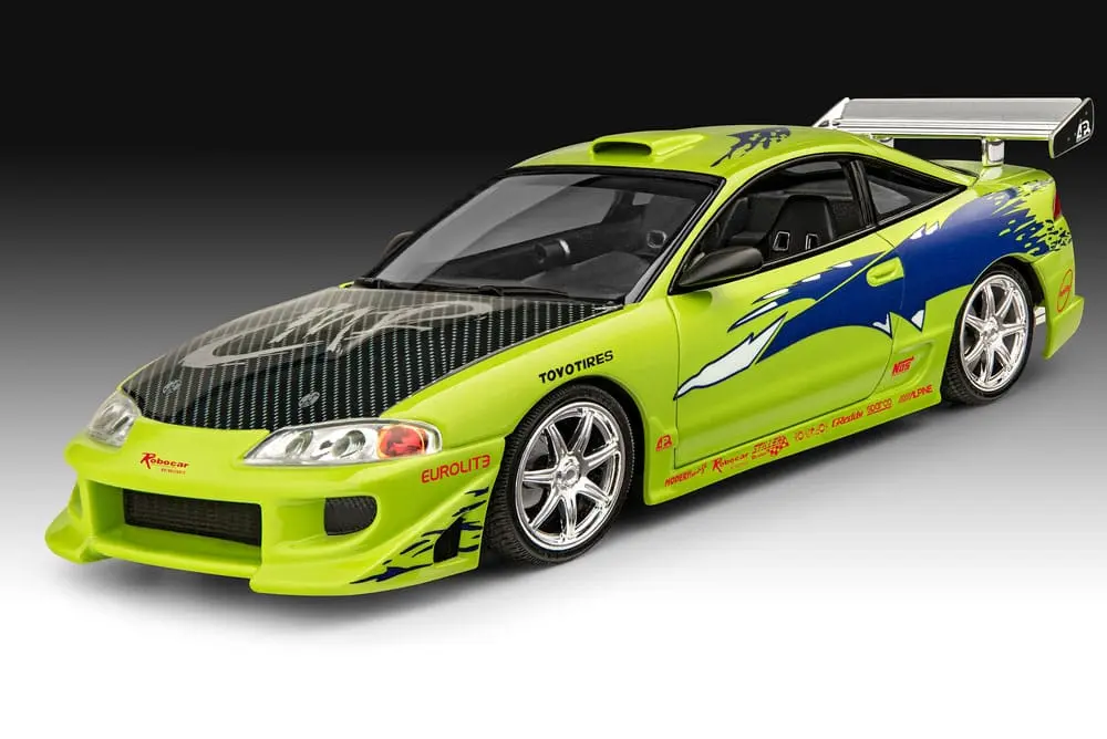 The Fast & Furious Model Kit cu accesorii de baza Brian's 1995 Mitsubishi Eclipse poza produsului