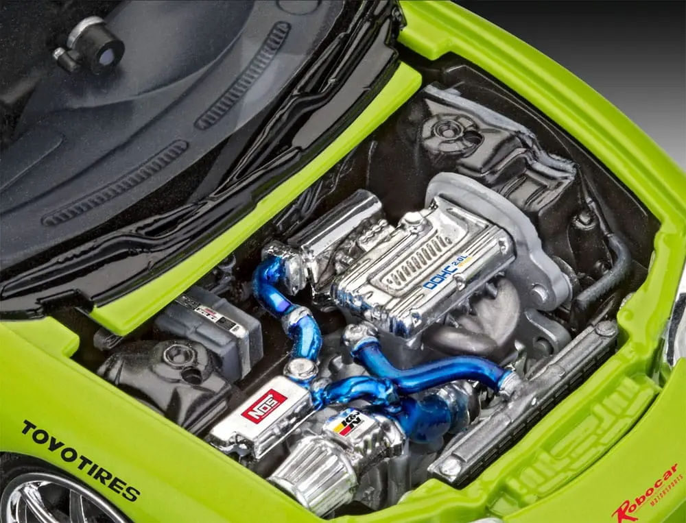 The Fast & Furious Model Kit cu accesorii de baza Brian's 1995 Mitsubishi Eclipse poza produsului