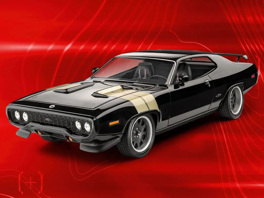 The Fast & Furious trusa model cu accesorii de bază Plymouth GTX a lui Dominic din 1971 poza produsului