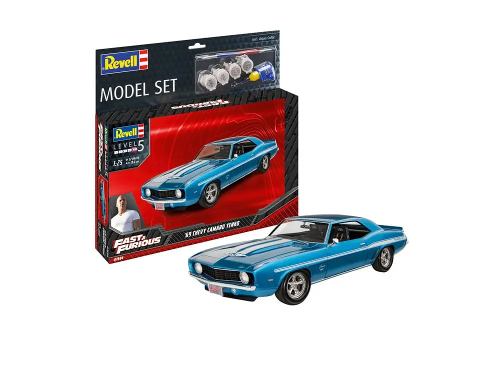 The Fast & Furious Model Kit cu accesorii de baza 1969 Chevy Camaro Yenko poza produsului