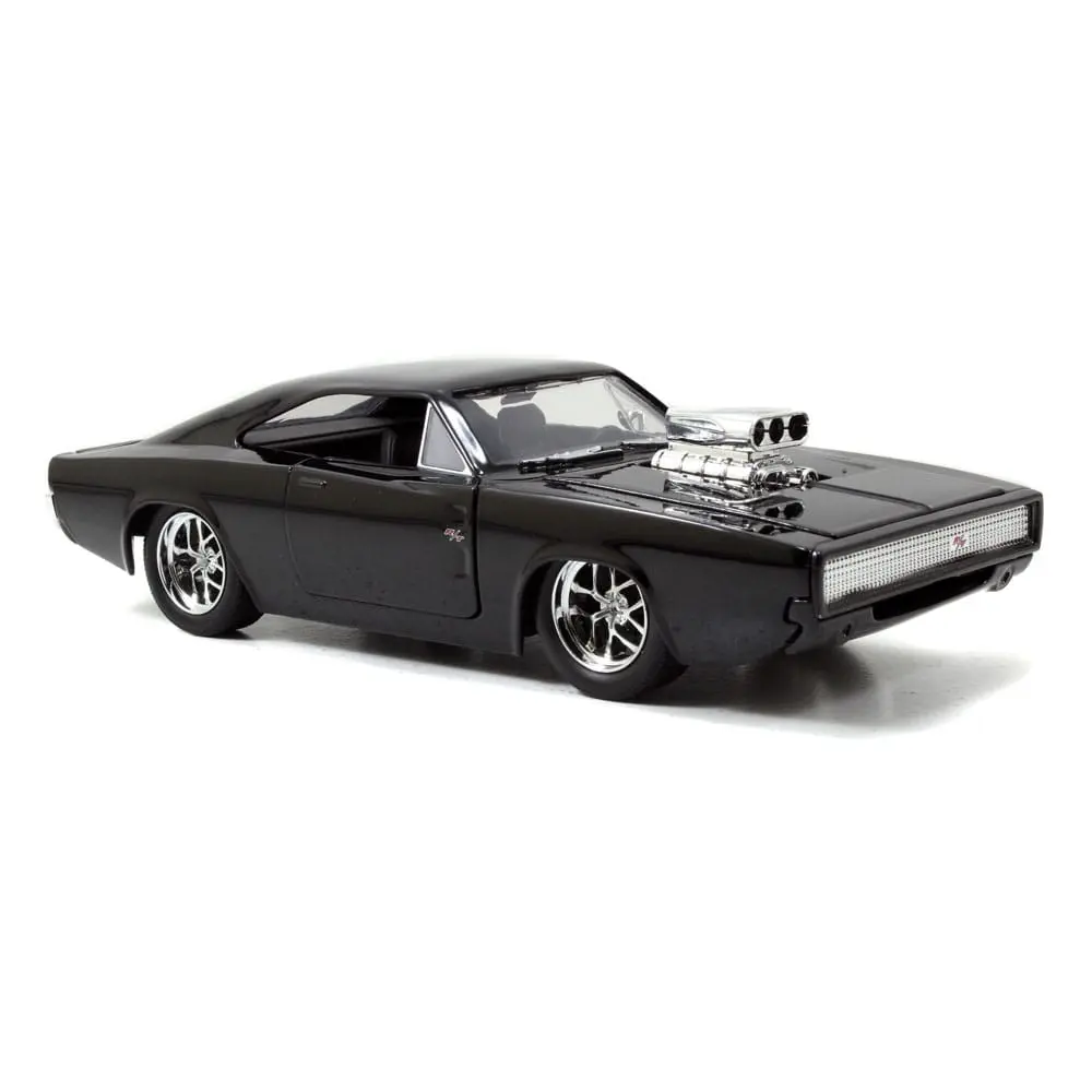 The Fast and Furious Diecast Model Hollywood Rides 1/24 1970 Dodge Charger cu Dom Toretto Figurina poza produsului