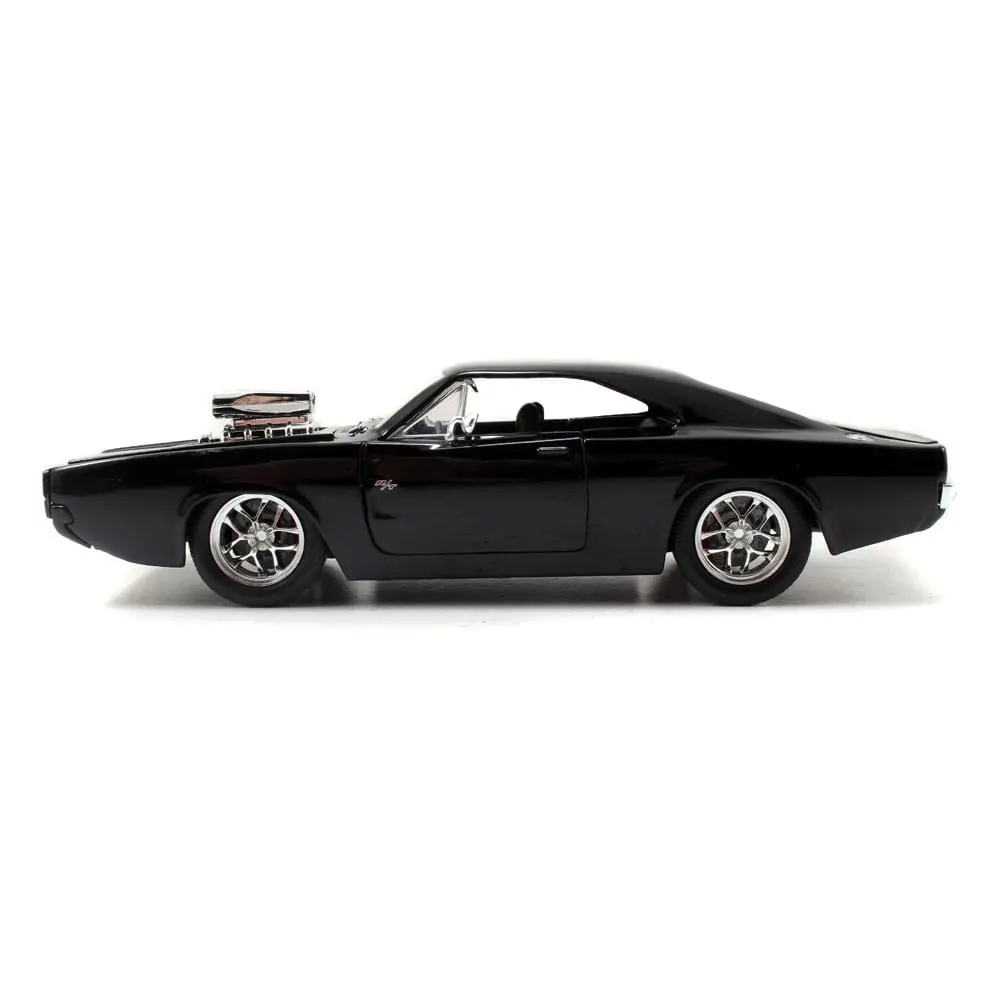 The Fast and Furious Diecast Model Hollywood Rides 1/24 1970 Dodge Charger cu Dom Toretto Figurina poza produsului