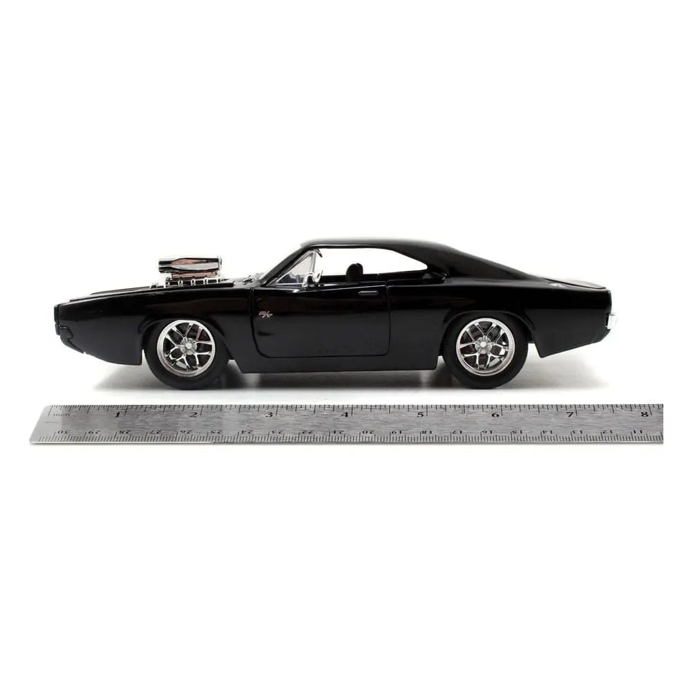 The Fast and Furious Diecast Model Hollywood Rides 1/24 1970 Dodge Charger cu Dom Toretto Figurina poza produsului