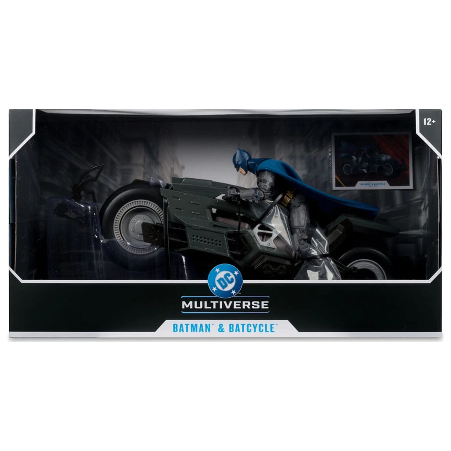 The Flash DC Multiverse Vehicul Batcycle cu Batman poza produsului