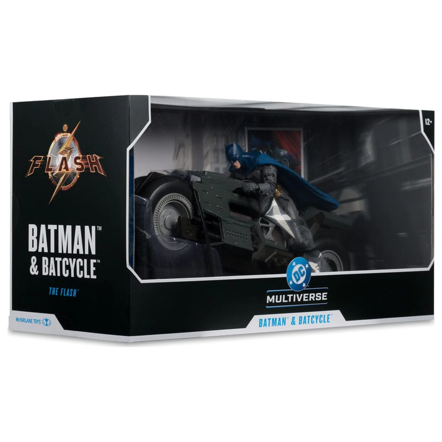 The Flash DC Multiverse Vehicul Batcycle cu Batman poza produsului
