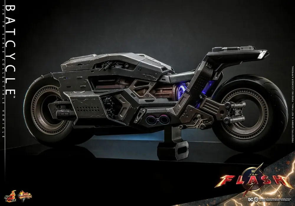 The Flash Movie Masterpiece Vehicul 1/6 Motocicletă-Liliac 56 cm poza produsului