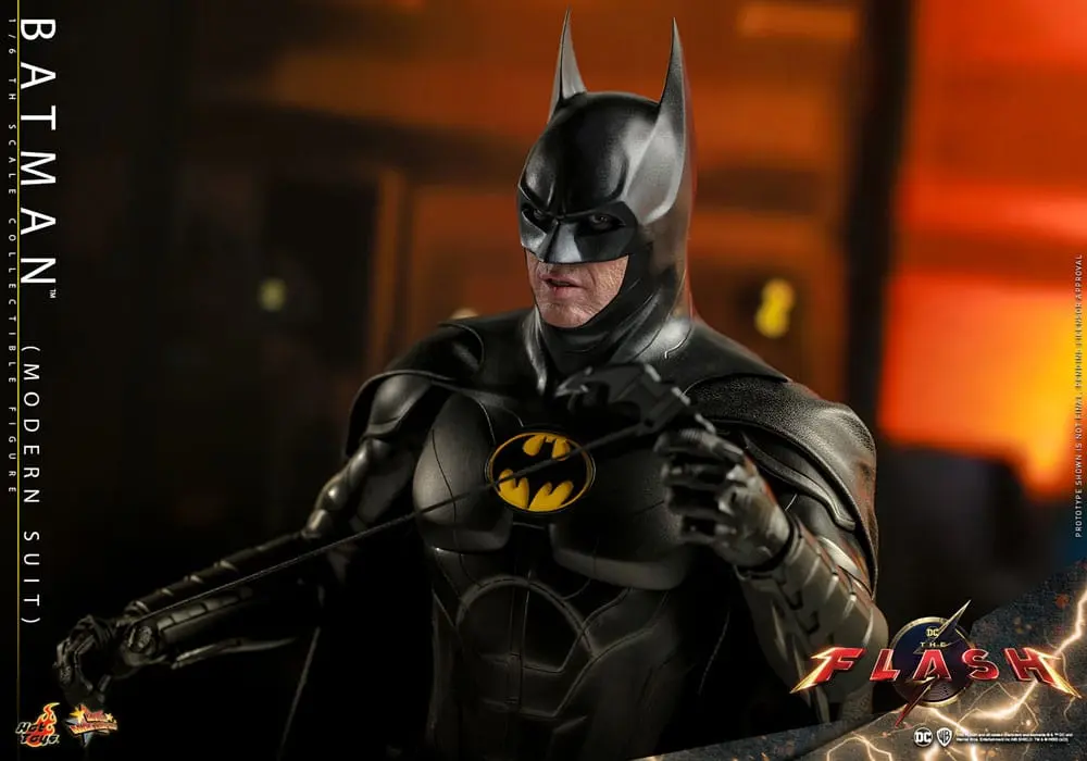 Figurină de acțiune de colecție The Flash Movie Masterpiece 1/6 Batman (Modern Suit) 30 cm poza produsului