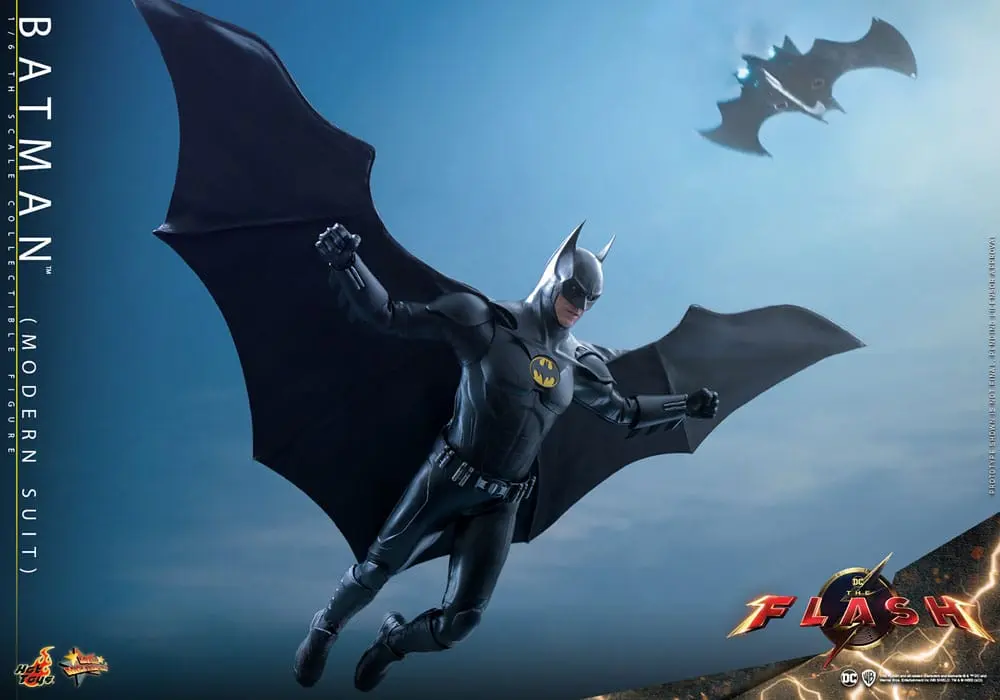 Figurină de acțiune de colecție The Flash Movie Masterpiece 1/6 Batman (Modern Suit) 30 cm poza produsului