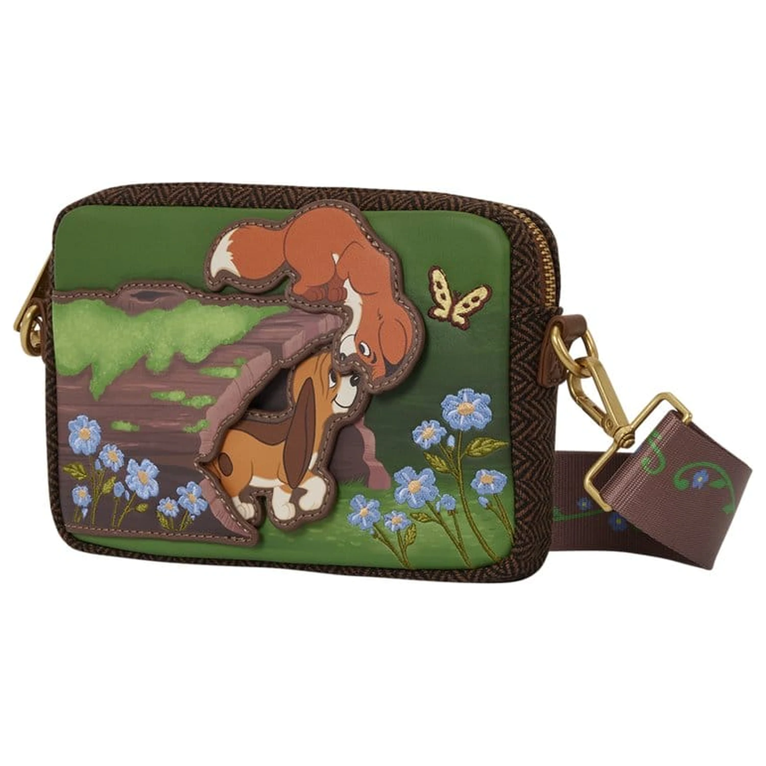 The Fox and the Hound by Loungefly Canvas Geanta Tote Tod & Vixey poza produsului