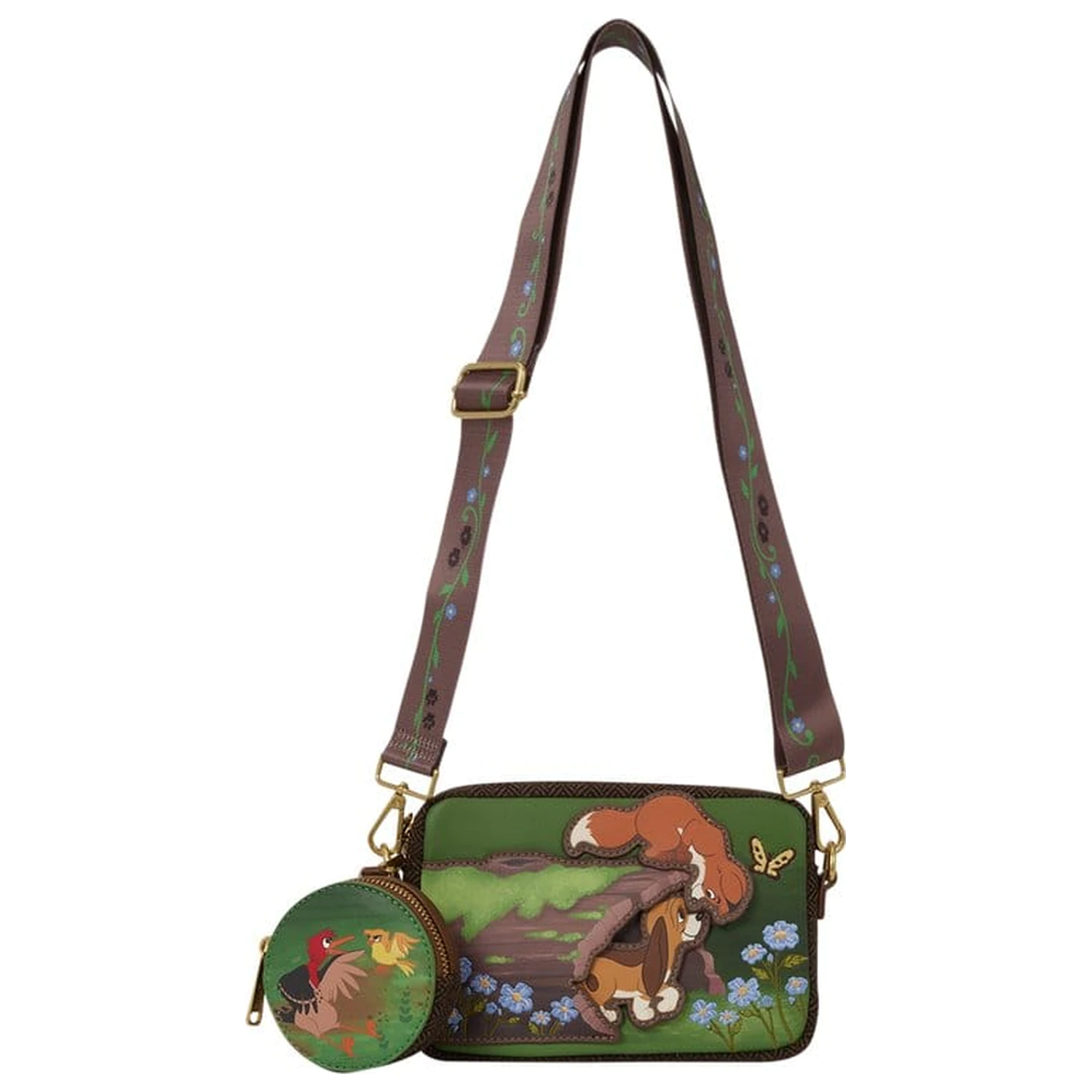The Fox and the Hound by Loungefly Canvas Geanta Tote Tod & Vixey poza produsului