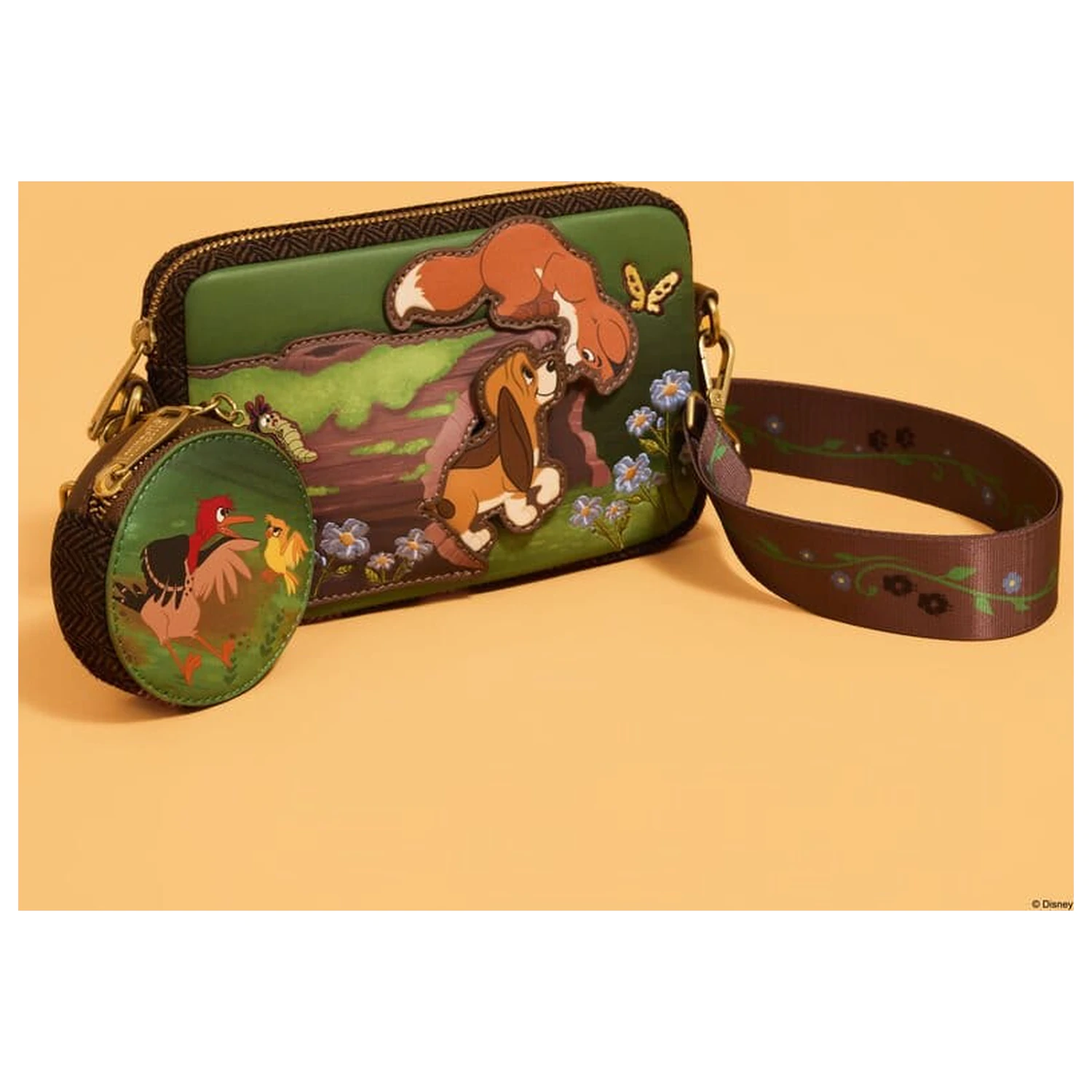 The Fox and the Hound by Loungefly Canvas Geanta Tote Tod & Vixey poza produsului