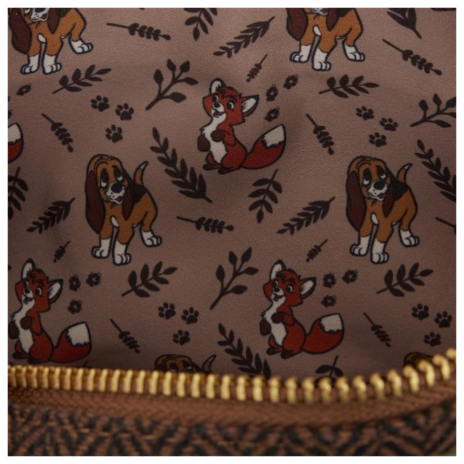 The Fox and the Hound by Loungefly Canvas Geanta Tote Tod & Vixey poza produsului