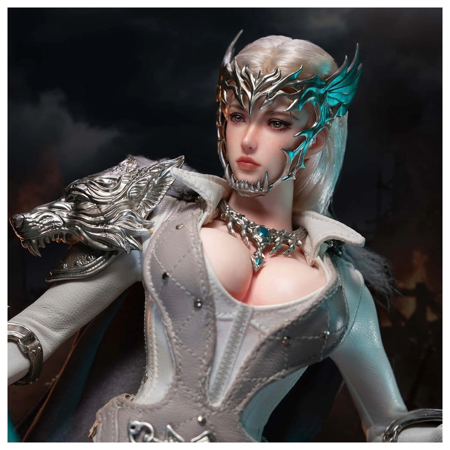 The Girl Under Wolf's Ward Action Figure 1/6 Alina (Silver) de 30 cm poza produsului