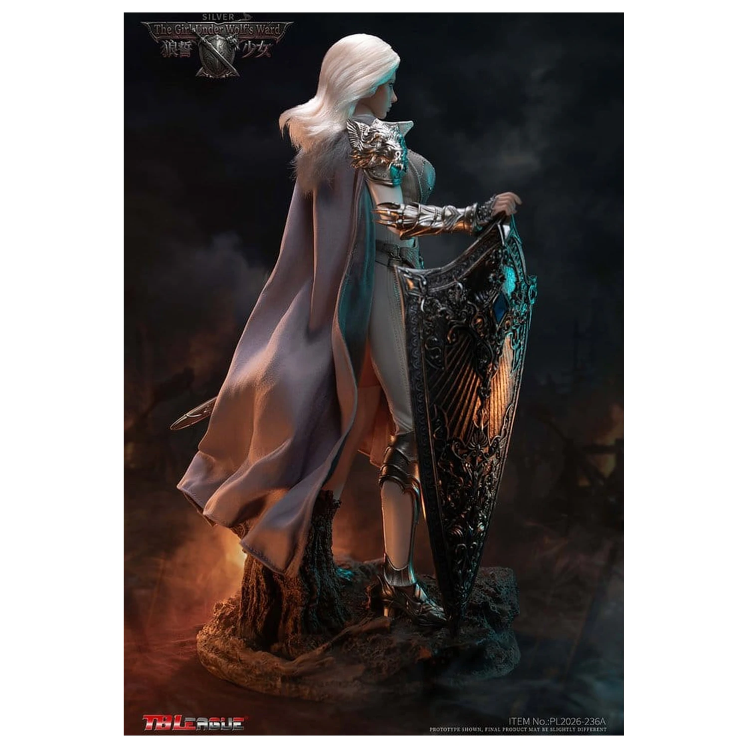 The Girl Under Wolf's Ward Action Figure 1/6 Alina (Silver) de 30 cm poza produsului