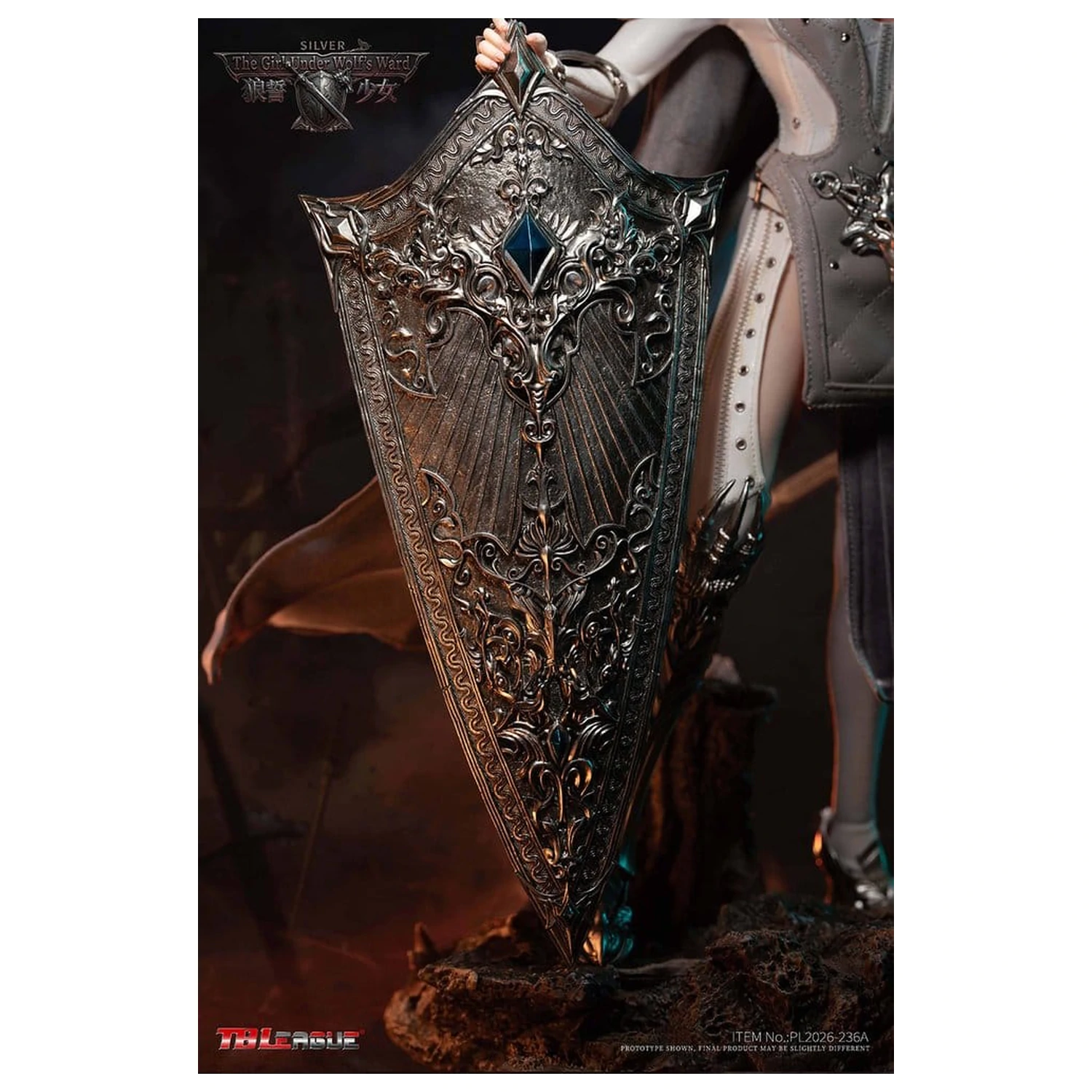 The Girl Under Wolf's Ward Action Figure 1/6 Alina (Silver) de 30 cm poza produsului