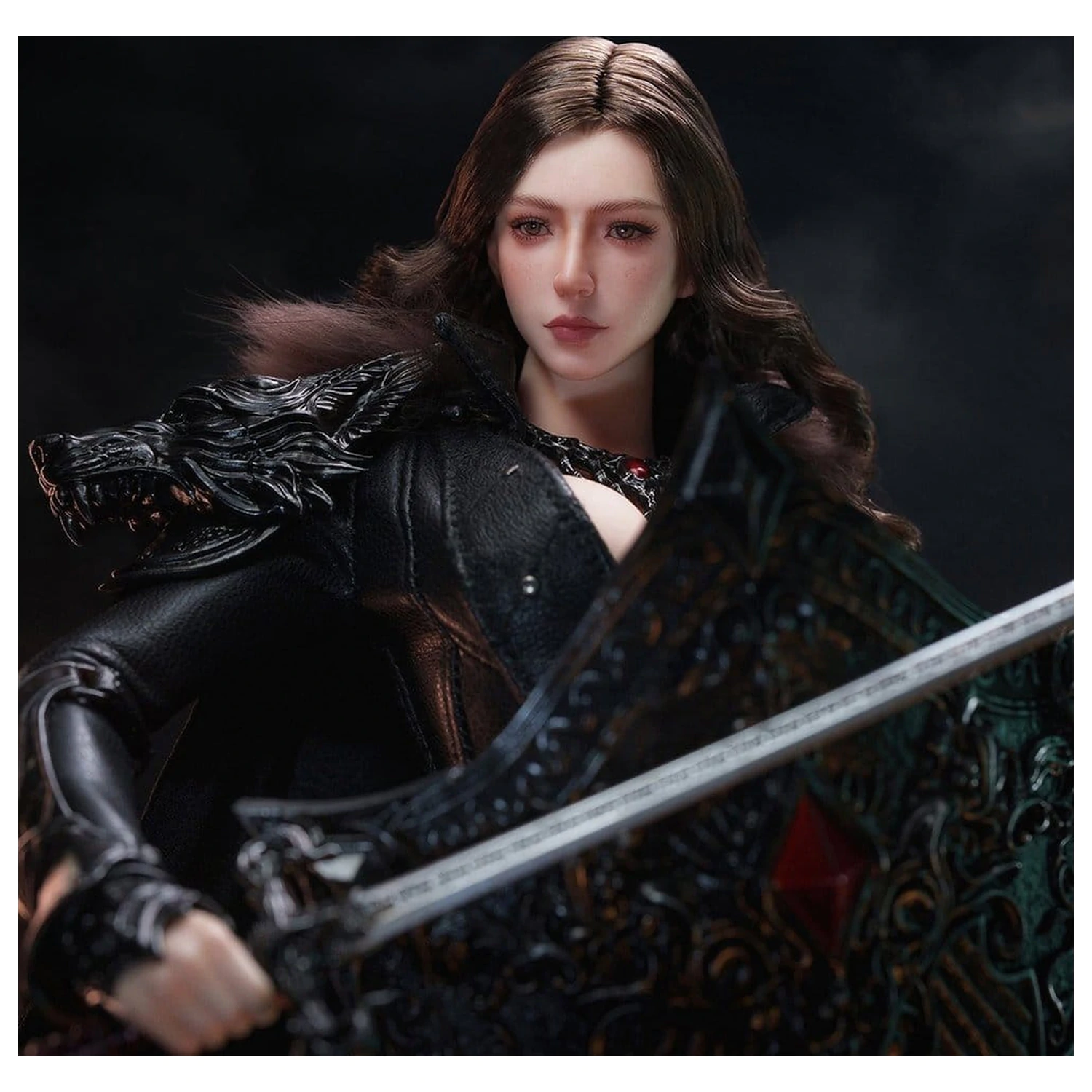 The Girl Under Wolf's Ward Action Figure 1/6 Eleanor (Black) 30 cm poza produsului