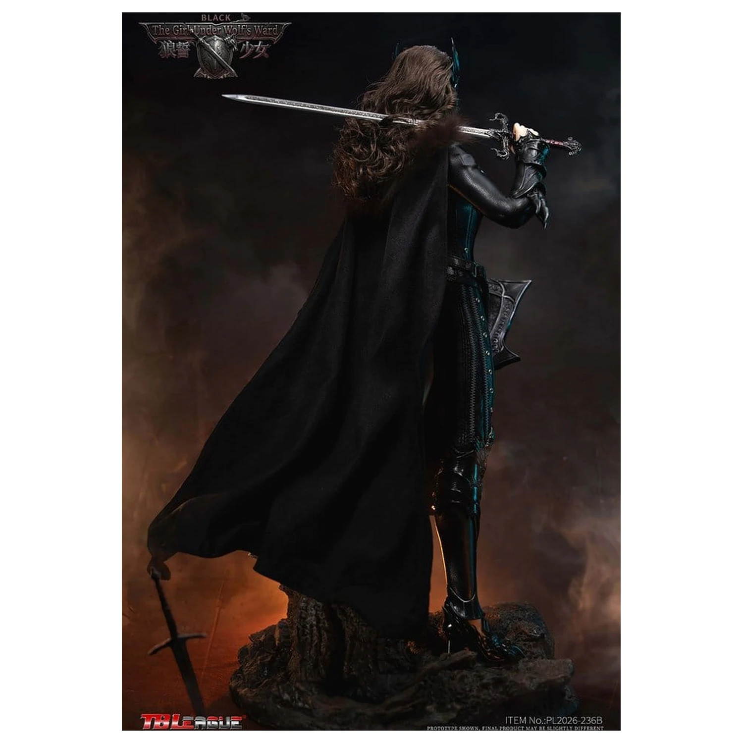 The Girl Under Wolf's Ward Action Figure 1/6 Eleanor (Black) 30 cm poza produsului