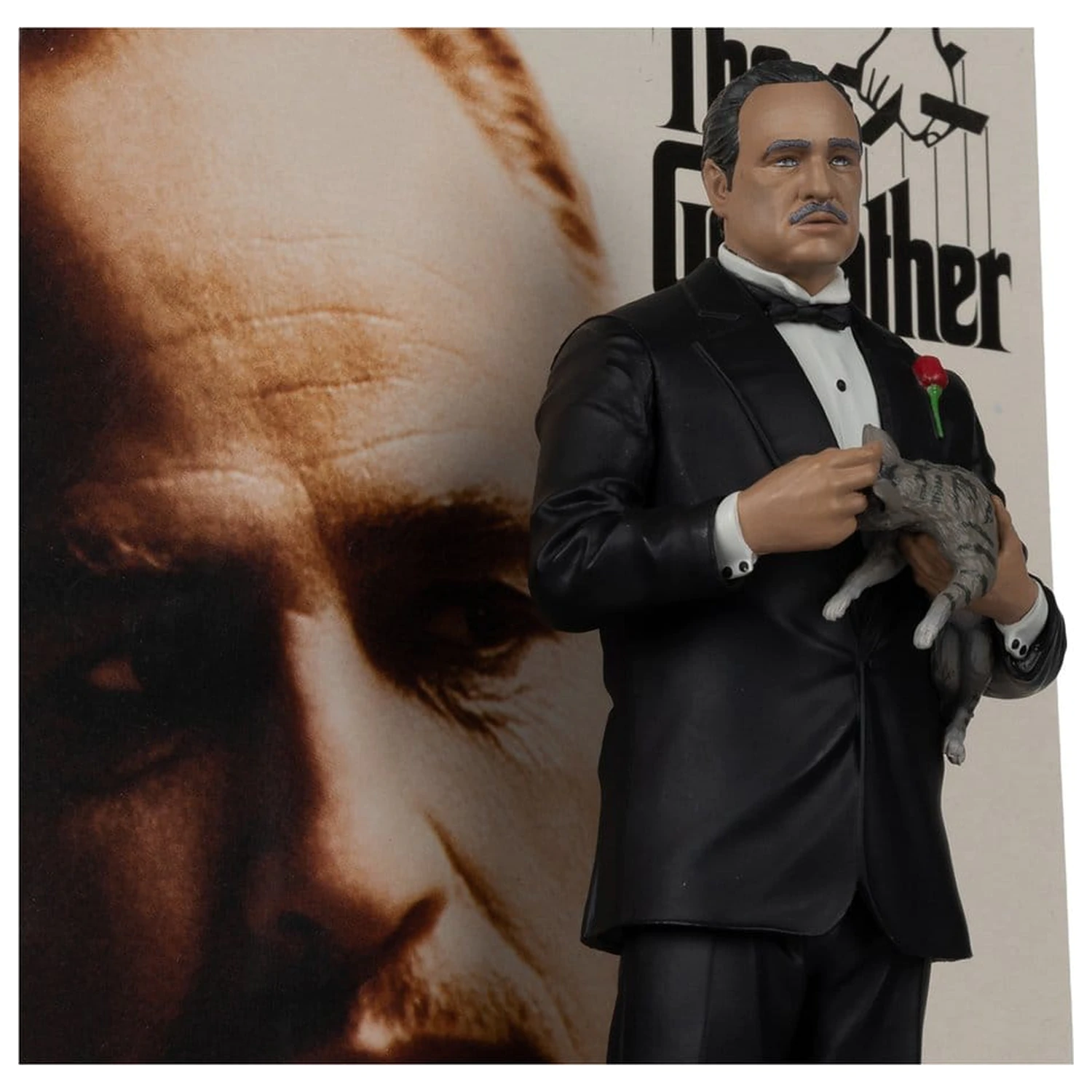 The Godfather Movie Maniacs Paramount Figura Don Corleone 17 cm poza produsului