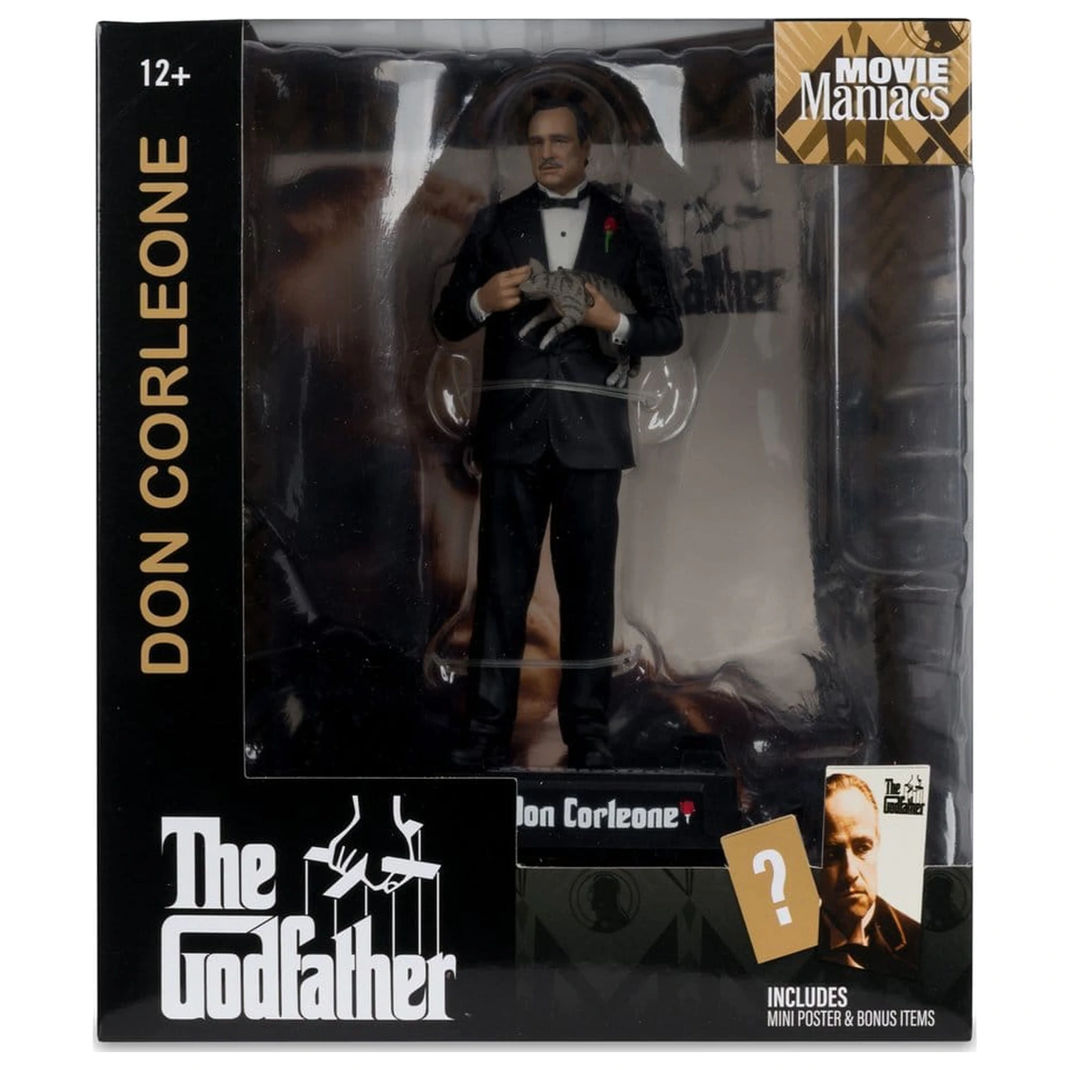 The Godfather Movie Maniacs Paramount Figura Don Corleone 17 cm poza produsului