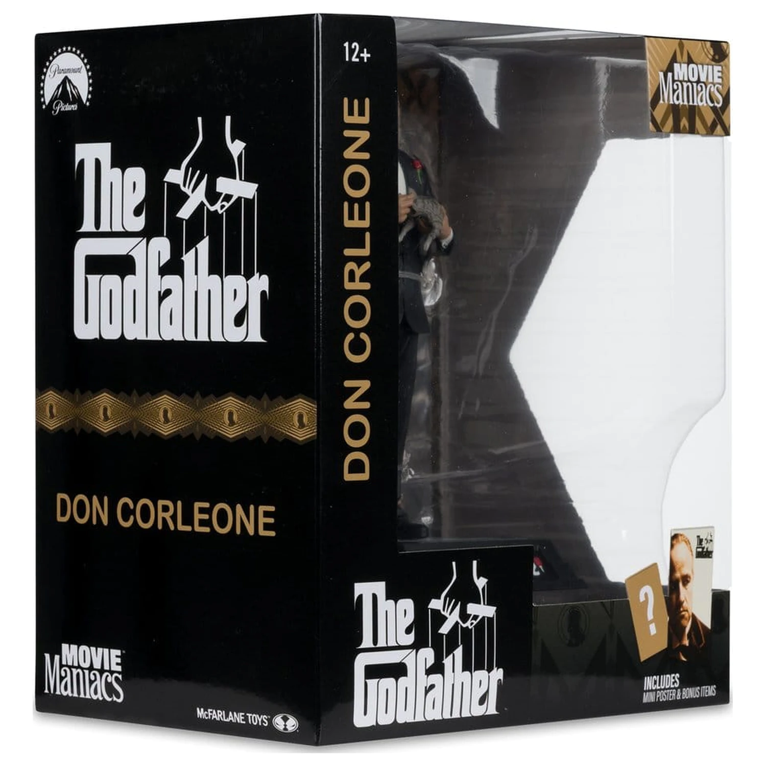 The Godfather Movie Maniacs Paramount Figura Don Corleone 17 cm poza produsului