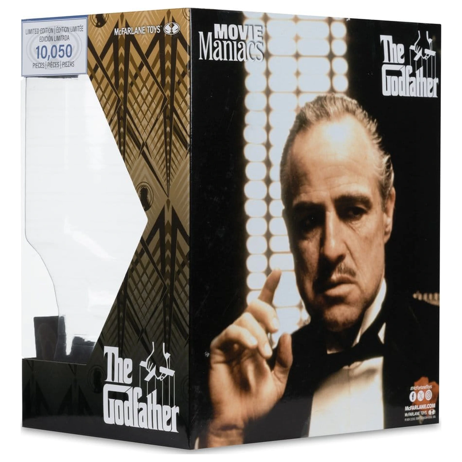 The Godfather Movie Maniacs Paramount Figura Don Corleone 17 cm poza produsului