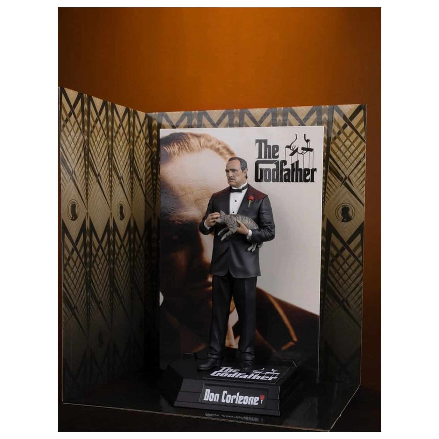 The Godfather Movie Maniacs Paramount Figura Don Corleone 17 cm poza produsului