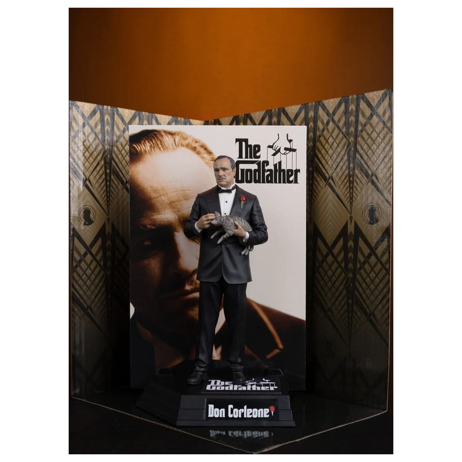 The Godfather Movie Maniacs Paramount Figura Don Corleone 17 cm poza produsului