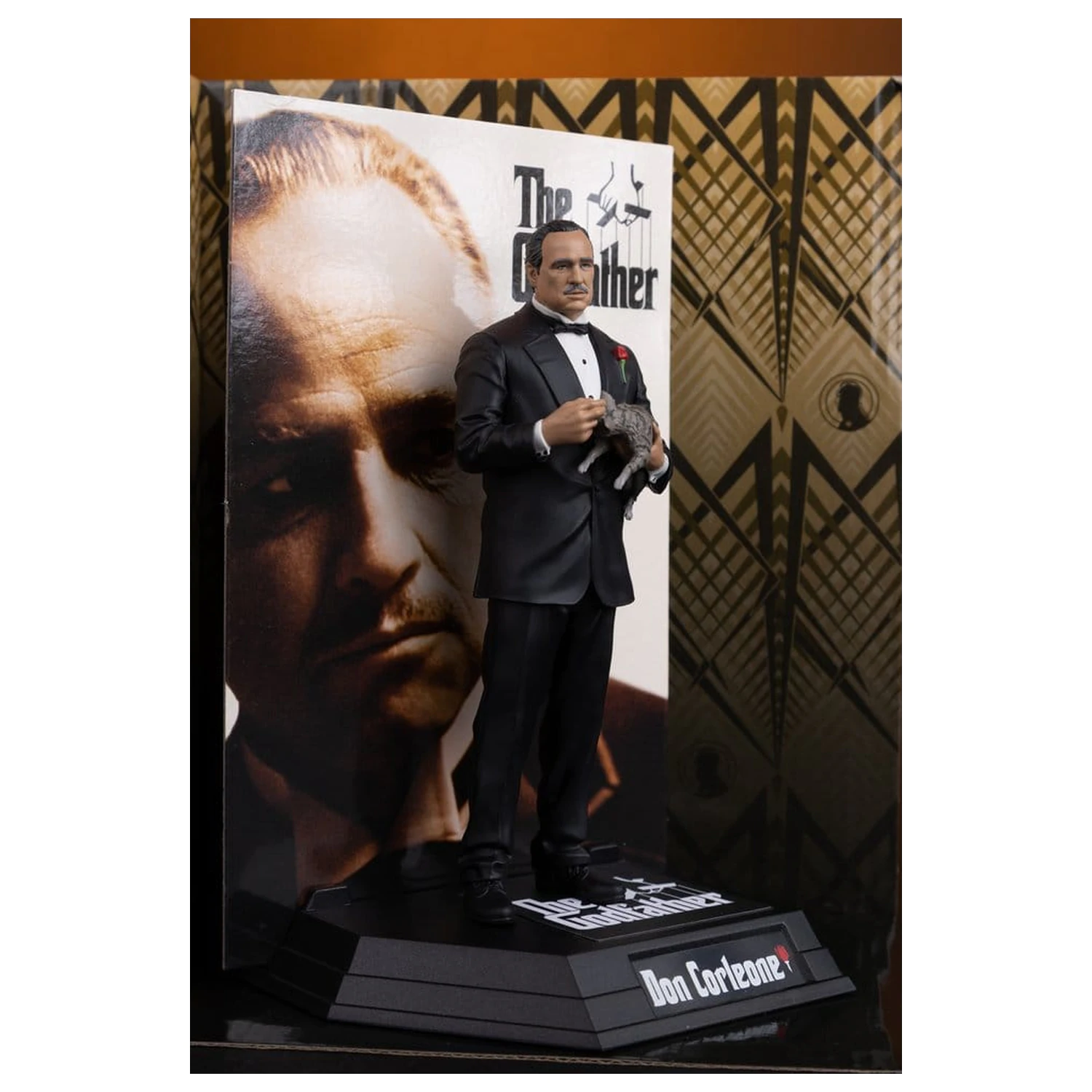 The Godfather Movie Maniacs Paramount Figura Don Corleone 17 cm poza produsului