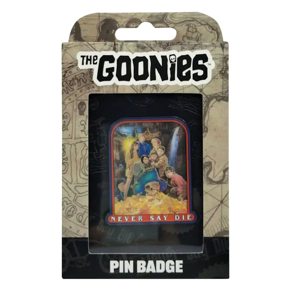 The Goonies Pin Badge 40th Anniversary Never Say Die Insignă poza produsului