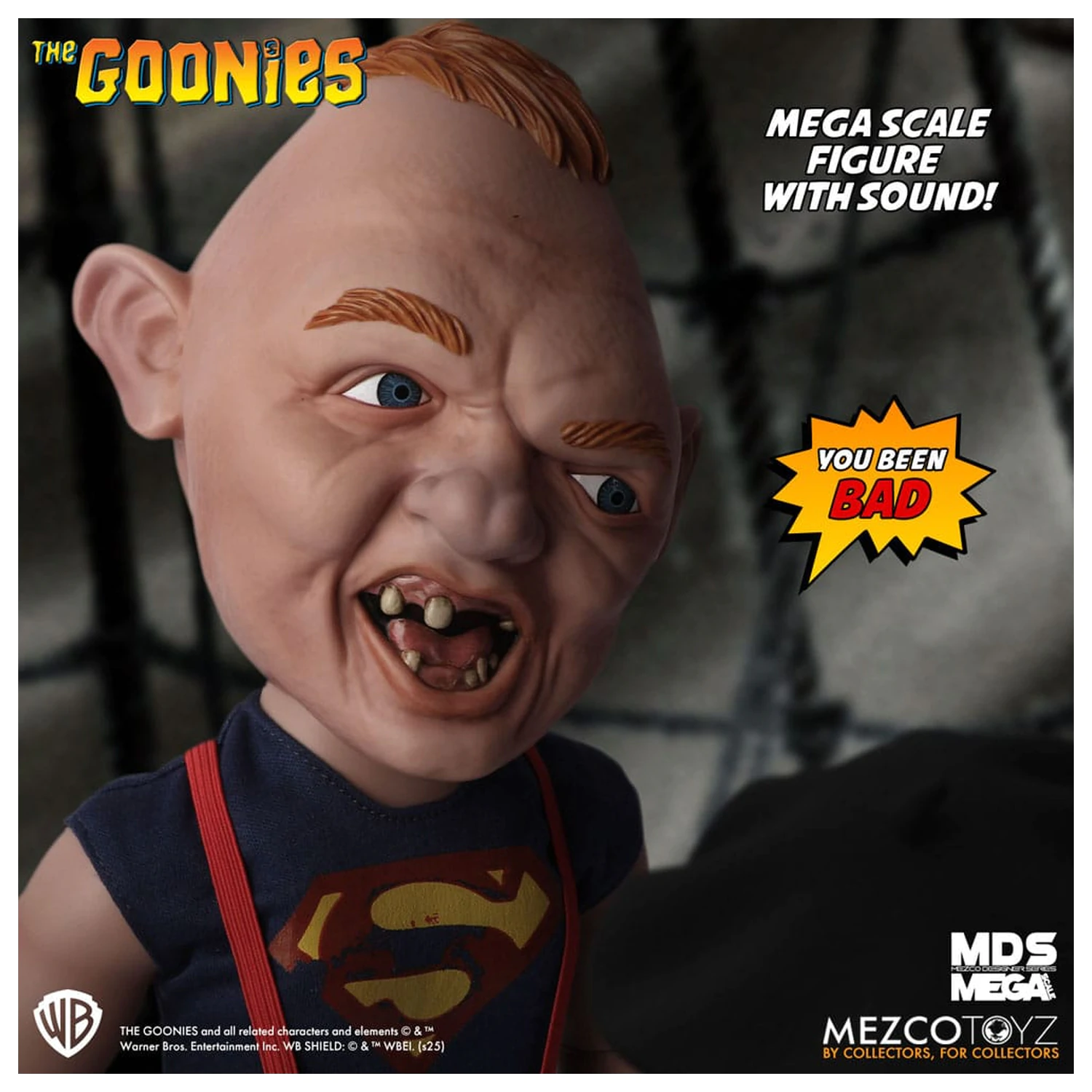 Papusa vorbitoare The Goonies MDS Mega Scale Doll Talking Sloth cu sunet 38 cm poza produsului