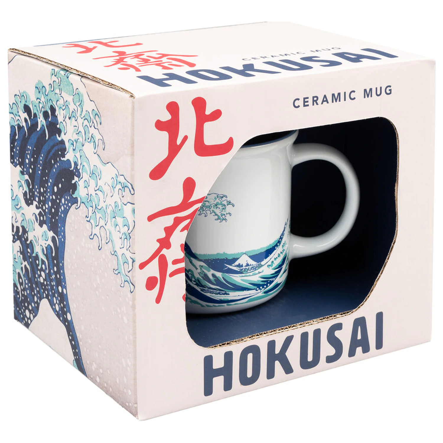 The Great Wave of Kanagawa Hokusai cana 350ml poza produsului