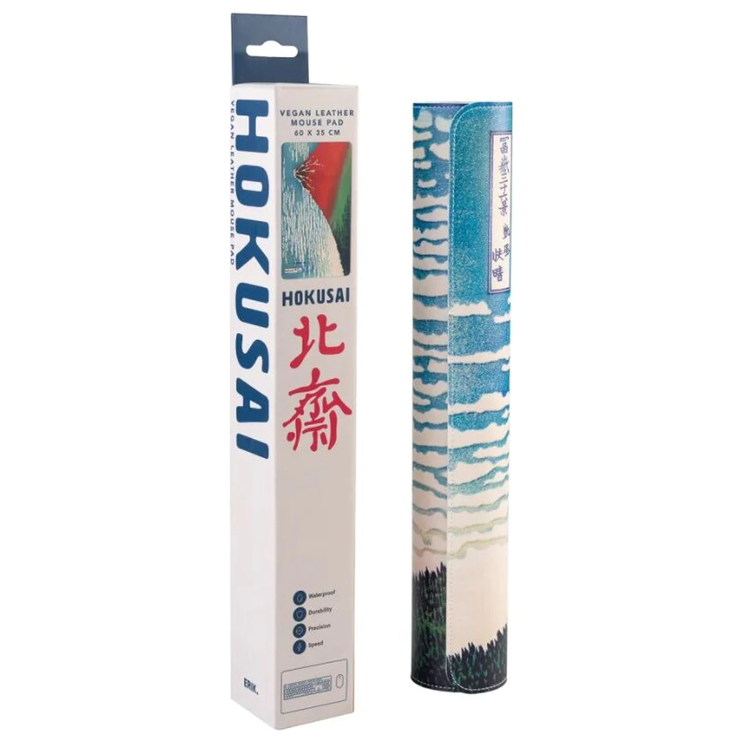The Great Wave of Kanagawa Hokusai mousepad gaming desk poza produsului